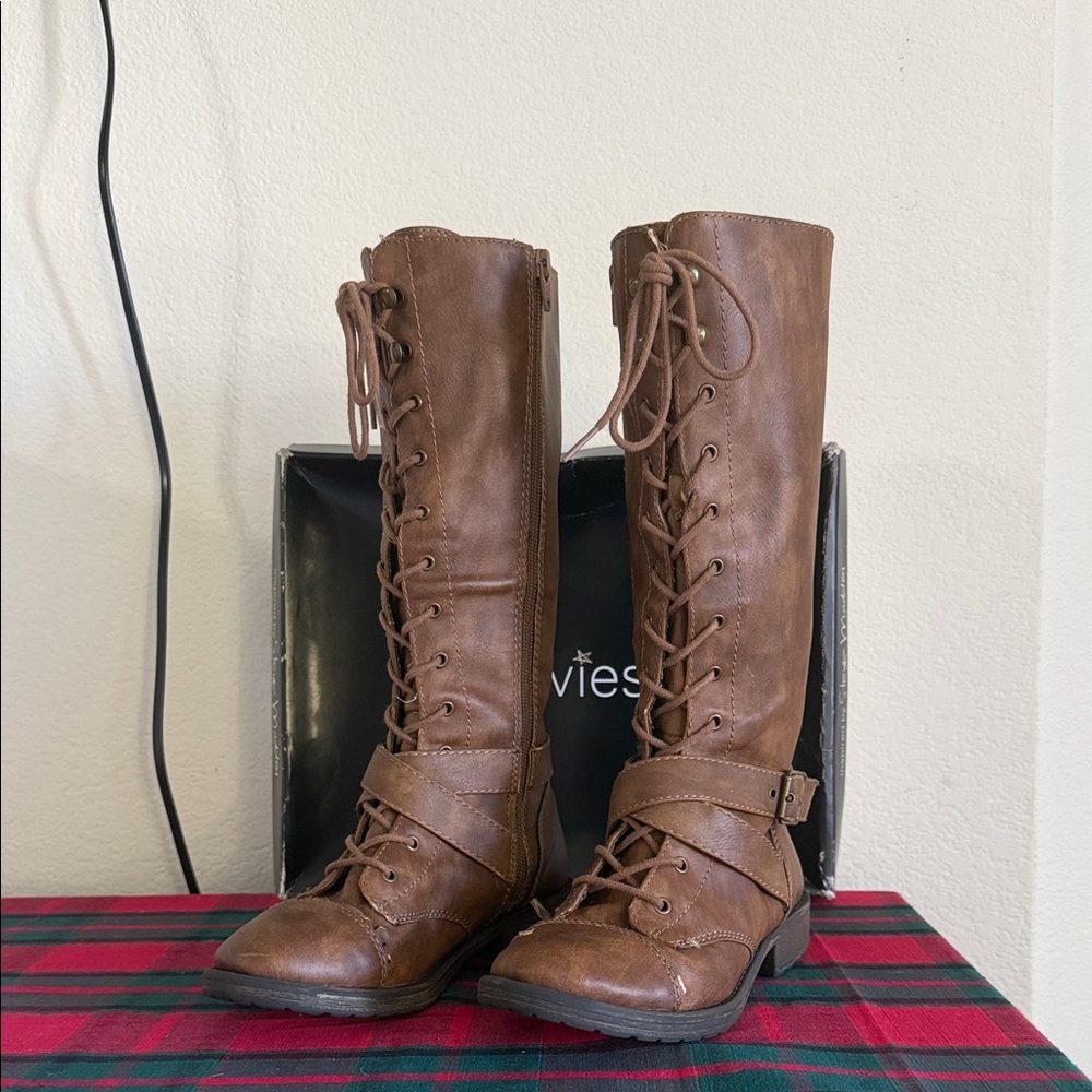 Stevies Tan Knee-High Boots